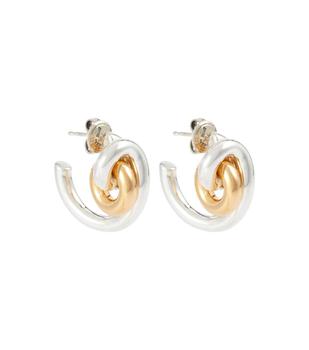 推荐Loop gold-plated hoop earrings商品