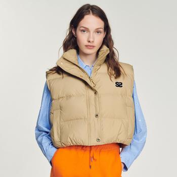 推荐Short sleeveless padded jacket商品
