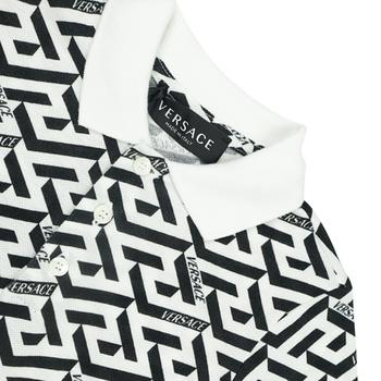 推荐White & Black Greca Pattern Infant Polo Shirt商品