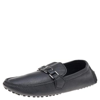 路易威登男鞋, [二手商品] Louis Vuitton | Louis Vuitton Black Leather Hockenheim Slip On Loafers Size 40.5商品图片 满1件减$100, 满减