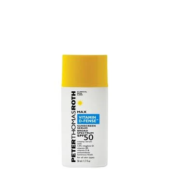 Peter Thomas Roth | Peter Thomas Roth Max Vitamin D Fense Sunscreen Broad Spectrum SPF 50 Serum 50ml,商家Dermstore,价格¥344