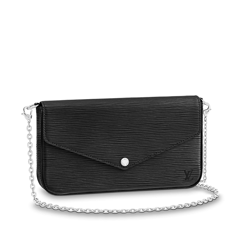 lv链条包, Louis Vuitton | 预售十天 Louis Vuitton/路易威登  Félicie系列 女士黑色Epi皮革按扣翻盖链条单肩手拿包M62648商品图片 7.5折, 包邮包税