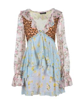 海蓝之谜是什么牌子, Blumarine 蓝色海岸 | Women's Multicolor Dress商品图片 3.4折