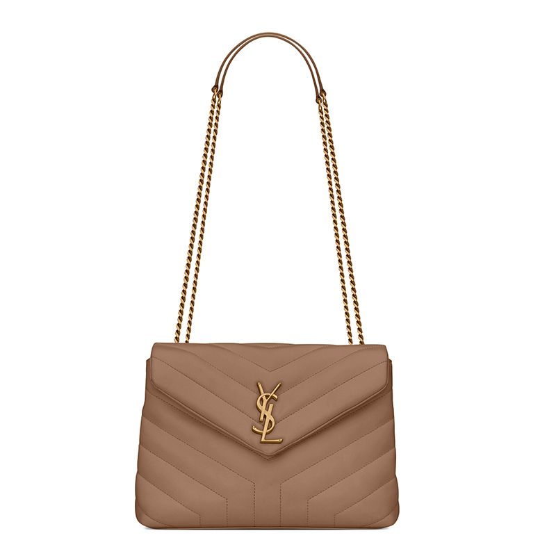 圣罗兰反转巴黎手提包, Yves Saint Laurent | SAINT LAURENT PARIS/圣罗兰 秋冬新款 LOULOU系列 女士棕褐色小牛皮Y缝金色徽标手提斜挎单肩包494699DV7272346商品图片 7.5折×额外9.5折, 包邮包税, 额外九五折