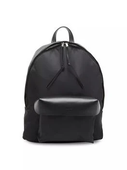 推荐Lid Leather-Trimmed Backpack商品
