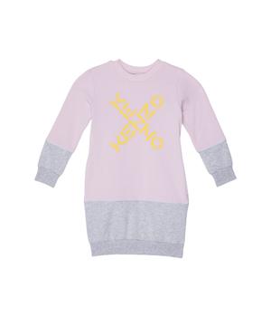 推荐Cross Logo Sweatshirt Dress (Toddler/Little Kids)商品