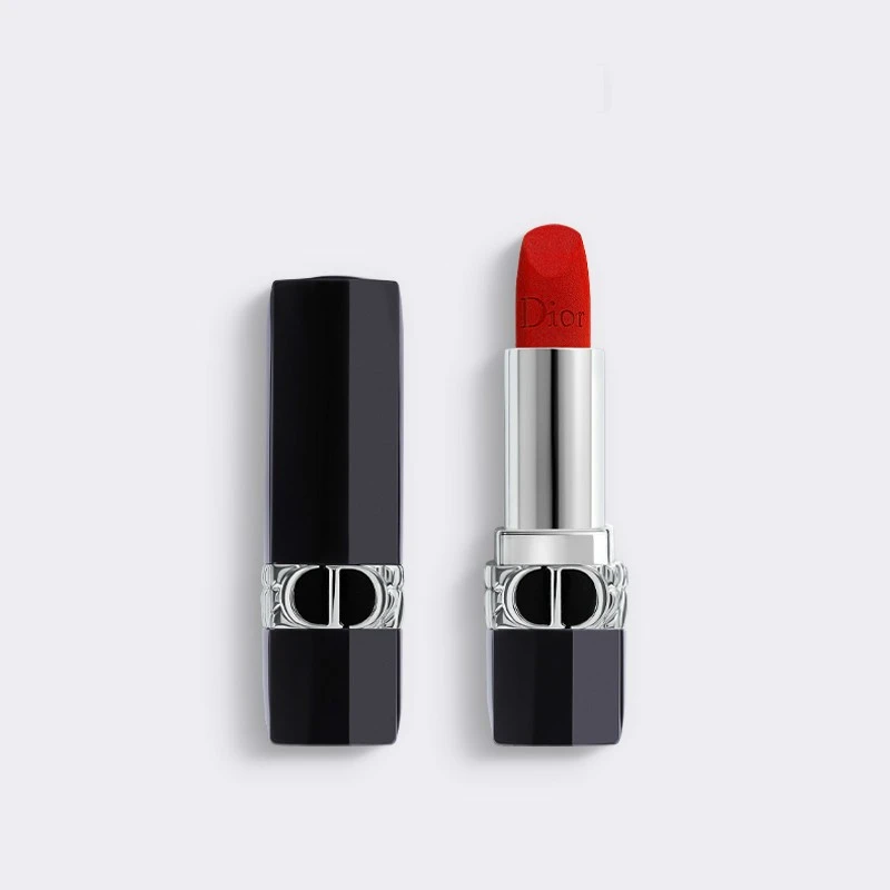 Dior | 【包邮装】DIOR 迪奥 烈艳蓝金唇膏烈焰口红新款 3.5克 #999 丝绒 7.6折, 1件8折, 包邮包税, 满折