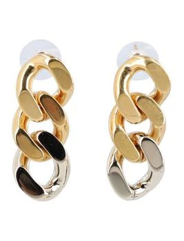 Yves Saint Laurent | GOLD TONE SAINT LAURENT CURB CHAIN EARRINGS. 5.9折