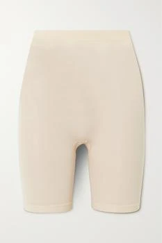 SKIMS | Seamless Sculpt 塑形中长短裤 （颜色：clay）,商家NET-A-PORTER,价格¥272
