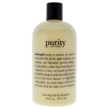 philosophy | Purity Made Simple One Step Facial Cleanser by Philosophy for Unisex - 16 oz Cleanser,商家Premium Outlets,价格¥315