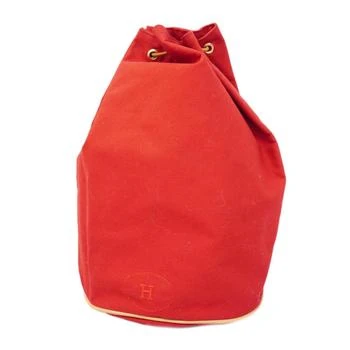 Hermes | Hermès Polochon  Canvas Backpack Bag (Pre-Owned),商家Premium Outlets,价格¥4375