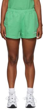 Sporty & Rich | Green Disco Shorts商品图片,3.3折