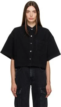 AGOLDE | 黑色 Rona 牛仔衬衫,商家SSENSE CN,价格¥1792
