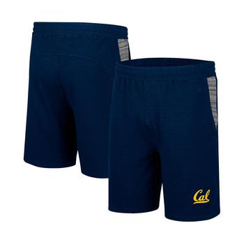 推荐Men's Navy Cal Bears Wild Party Tri-Blend Shorts商品