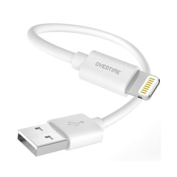 商品Overtime | Apple MFi Certified iPhone 11/XR/SE/10/8 1ft Charging Cable | USB to Lightning Cable for iPhone - White,商家Macy's,价格¥79图片