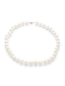 Effy | Sterling Silver & 11MM Freshwater Pearl Necklace,商家Saks OFF 5TH,价格¥966