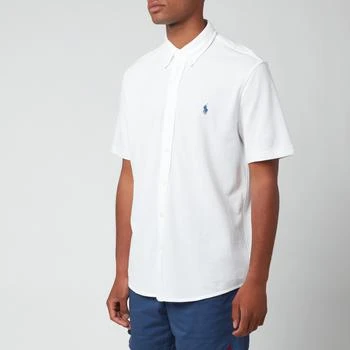 推荐Polo Ralph Lauren Men's Featherweight Mesh Short Sleeve Shirt - White商品