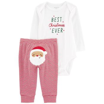 Carter's | Baby Boys Christmas Bodysuit and Pants, 2 Piece Set商品图片,