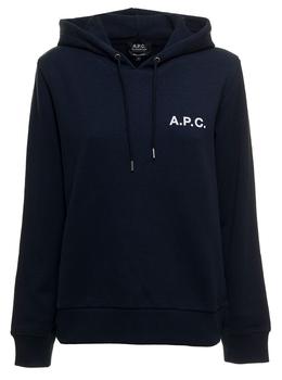 A.P.C. | A.P.C Woman's Blue Cotton Hooded Hoodie商品图片,8.4折