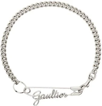 推荐Silver 'The Gaultier' Necklace商品