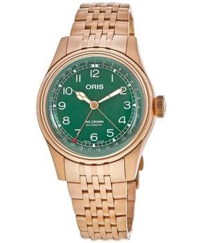 推荐Oris Big Crown Pointer Date Green Dial Bronze Strap Men's Watch 01 754 7741 3167-07 8 20 01商品