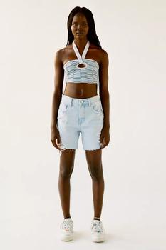 BDG衣服, BDG | BDG Dropped-Rise Distressed Denim Short商品图片 0.7折×额外9.5折, 额外九五折