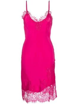 GOLD HAWK | GOLD HAWK Lace inserts slip dress,商家Baltini,价格¥1161