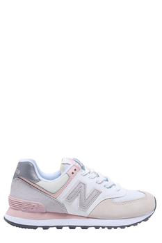 推荐New Balance 574 Logo Patch Lace-Up Sneakers商品