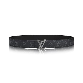 商品Louis Vuitton 路易 威登 男士黑色印花皮革腰带 M9043U图片