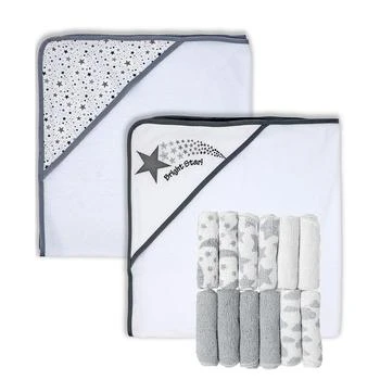 Baby Mode | Baby Boys Hooded Towel and Washcloth, 14 Piece Set,商家Macy's,价格¥225