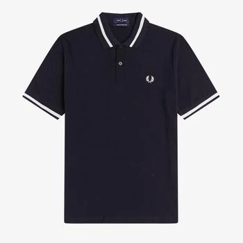 Fred Perry | Fred Perry Men's Made In England Single Tipped Polo Shirt - Navy 7折×额外8折, 额外八折