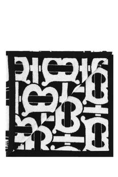 商品Burberry | Burberry Monogram Jacquard Two-Tone Bath Towel,商家Cettire,价格¥2702图片
