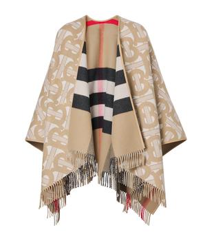 burberry大衣, Burberry | Wool-Cashmere Reversible Cape商品图片 