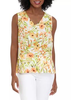 product Women's Sleeveless V-Neck Floral Top image