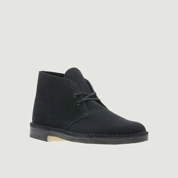 推荐Desert boots Black Suede CLARKS ORIGINALS商品