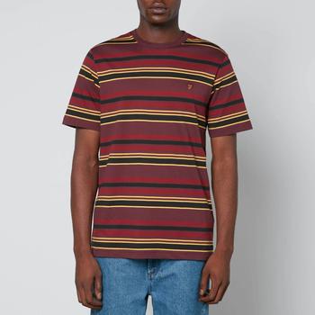 推荐Farah Nash Stripe Organic Cotton-Jersey T-Shirt商品