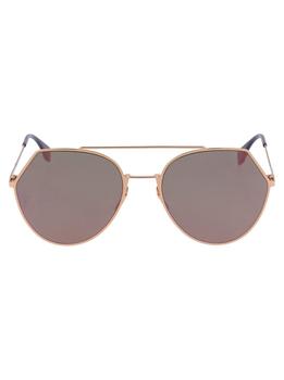 Fendi | Fendi Eyewear Aviator Frame Sunglasses商品图片,7.6折