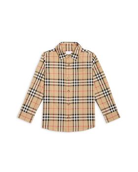 Burberry | Boys' Owen Vintage Check Shirt - Little Kid, Big Kid商品图片,