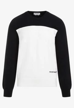 Alexander McQueen | Logo-Embroidered Pullover Sweatshirt 7折, 独家减免邮费