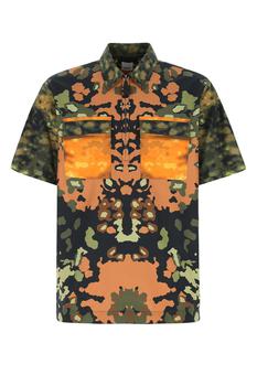 burberry短袖, Burberry | Burberry Camouflage Printed Short-Sleeve Shirt商品图片 5.9折