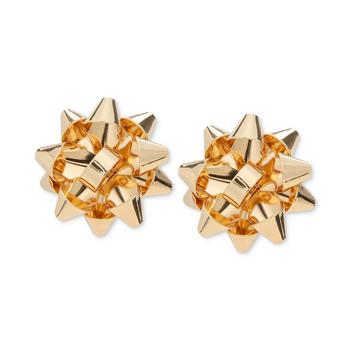 Charter Club | Gold-Tone Bow Stud Earrings, Created for Macy's商品图片,3折