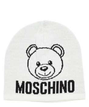 推荐Moschino Teddy Bear Motif Knitted Beanie商品