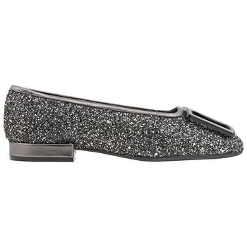 菲拉格慕芭蕾鞋, Salvatore Ferragamo | Ladies Black Chunky Buckle Ballet Flat商品图片 4.2折