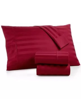 AQ Textiles | Bergen House Stripe 1000 Thread Count 100% Certified Egyptian Cotton 4-Pc. Sheet Set,商家Macy's,价格¥862