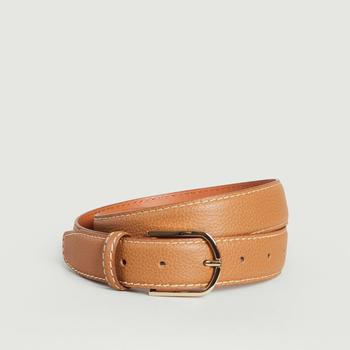 推荐Cowhide leather grained belt HAVANE Maison Boinet商品