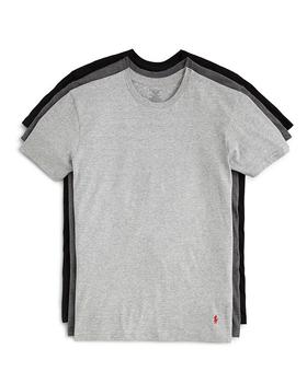 Ralph Lauren | 男士全棉圆领T恤三件装商品图片,独家减免邮费