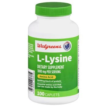 Walgreens | L-Lysine 1000 mg Caplets,商家Walgreens,价格¥89