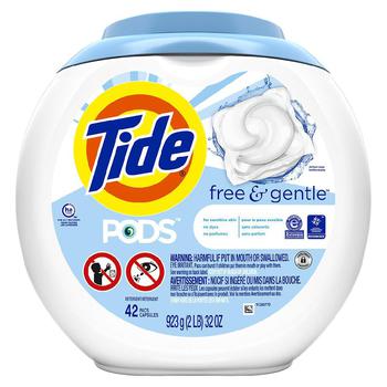 商品Tide | PODS Free and Gentle, Laundry Detergent Pacs,商家Walgreens,价格¥93图片
