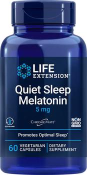 商品Life Extension Quiet Sleep Melatonin - 5 mg (60 Vegetarian Capsules),商家Life Extension,价格¥99图片
