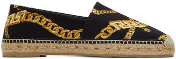 商品Versace | Black Canvas Espadrilles,商家SSENSE,价格¥3533图片